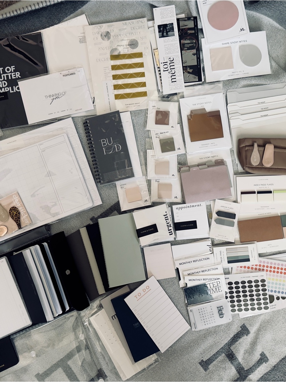 Cloth & Paper Planner & Journaling Bundle- Rare Subscription Box Pieces
